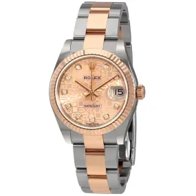 Rolex Datejust 31 Pink Jubilee Diamond Dial Automatic Ladies Watch 178271PJDO