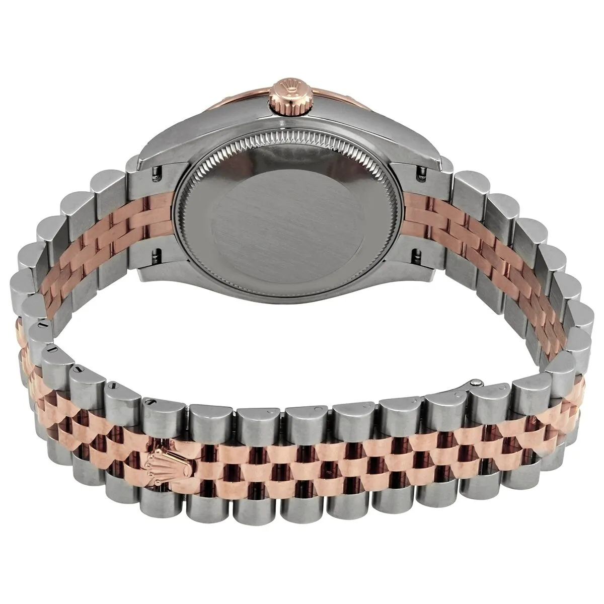 Rolex Datejust 31 Silver Diamond Dial Ladies Steel and 18kt Everose Gold Jubilee Watch 278341SDJ