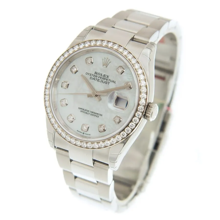 Rolex Datejust 36 Diamond Mother of Pearl Dial Unisex Watch 126284MDO