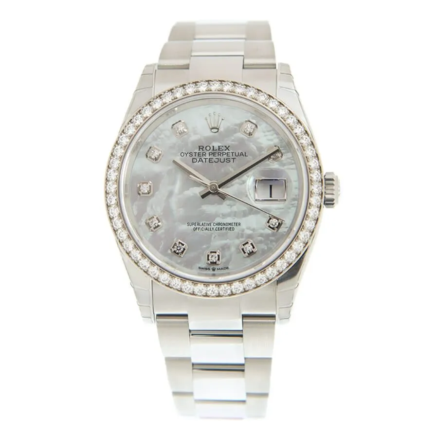 Rolex Datejust 36 Diamond Mother of Pearl Dial Unisex Watch 126284MDO