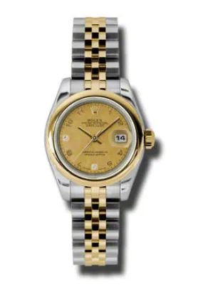 Rolex Datejust Automatic Stainless Steel 18kt Yellow Gold Jubilee Ladies Watch 179163CGDMADJ