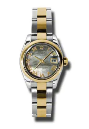 Rolex Datejust Automatic Stainless Steel 18kt Yellow Gold Oyster Ladies Watch 179163BKMRO