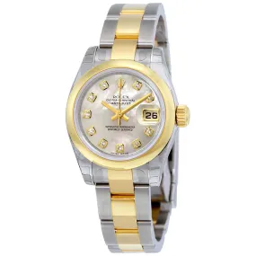 Rolex Datejust Automatic Stainless Steel 18kt Yellow Gold Oyster Ladies Watch 179163MDO