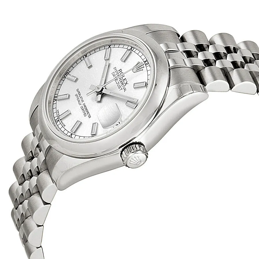 Rolex Datejust Lady 31 Silver Dial Stainless Steel Jubilee Bracelet Automatic Watch 178240SSJ
