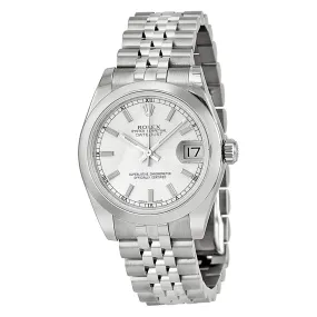 Rolex Datejust Lady 31 Silver Dial Stainless Steel Jubilee Bracelet Automatic Watch 178240SSJ