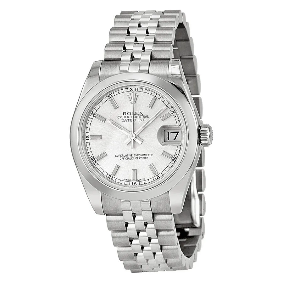 Rolex Datejust Lady 31 Silver Dial Stainless Steel Jubilee Bracelet Automatic Watch 178240SSJ