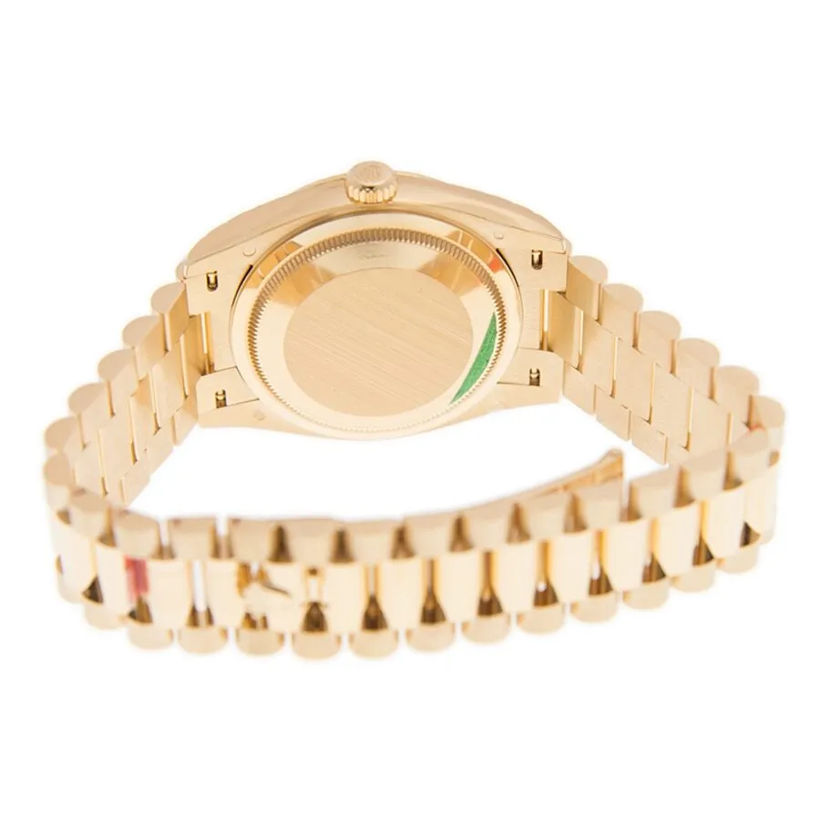 Rolex Day-Date 36 Mother of Pearl Diamond Automatic 18kt Yellow Gold President Watch 128238MDP