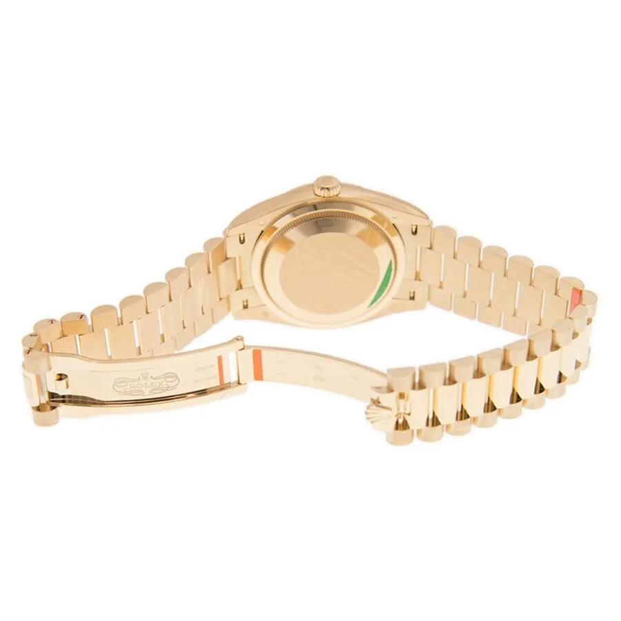 Rolex Day-Date 36 Mother of Pearl Diamond Automatic 18kt Yellow Gold President Watch 128238MDP