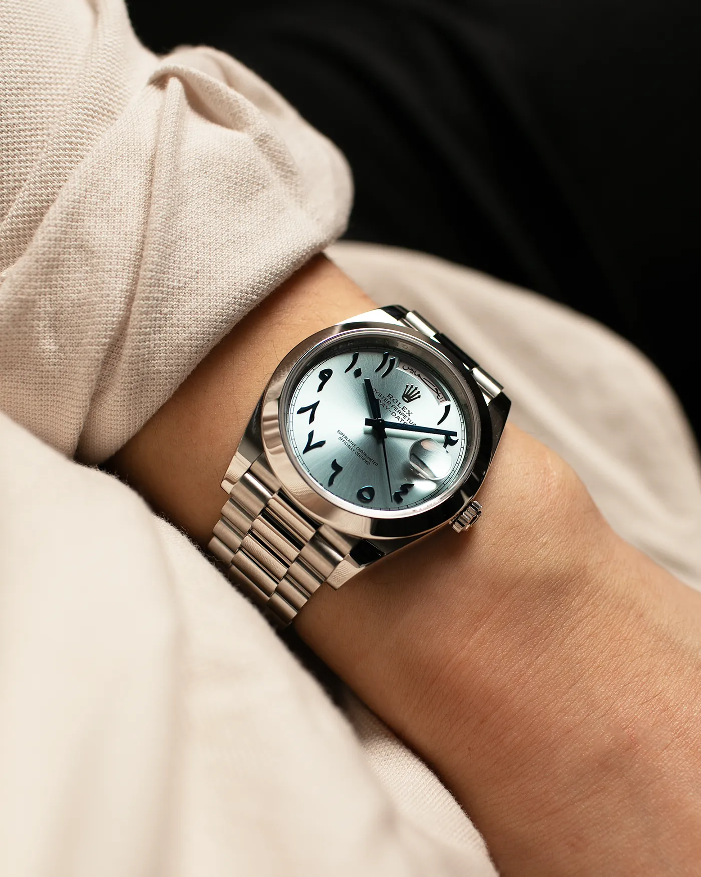 Rolex Day Date 40 228206 Arabic Platinum