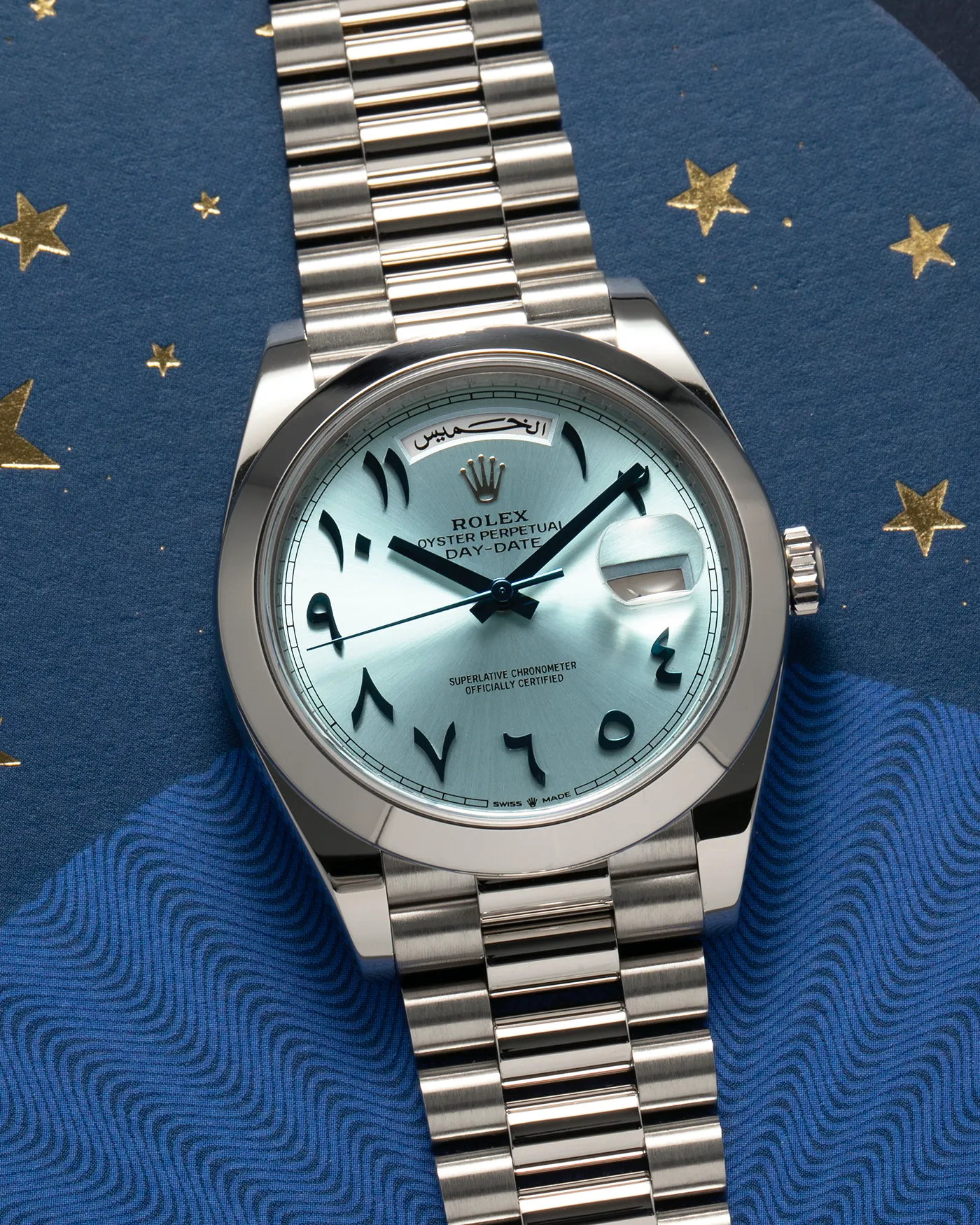 Rolex Day Date 40 228206 Arabic Platinum