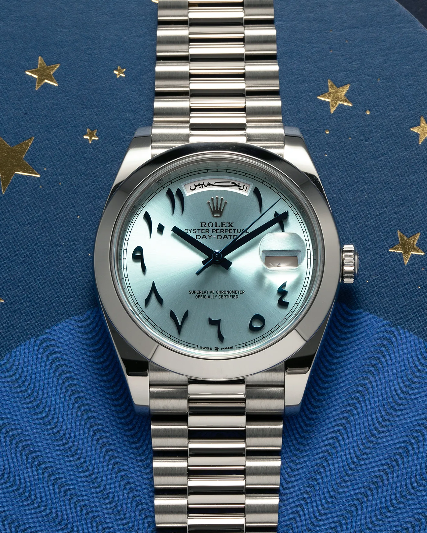 Rolex Day Date 40 228206 Arabic Platinum