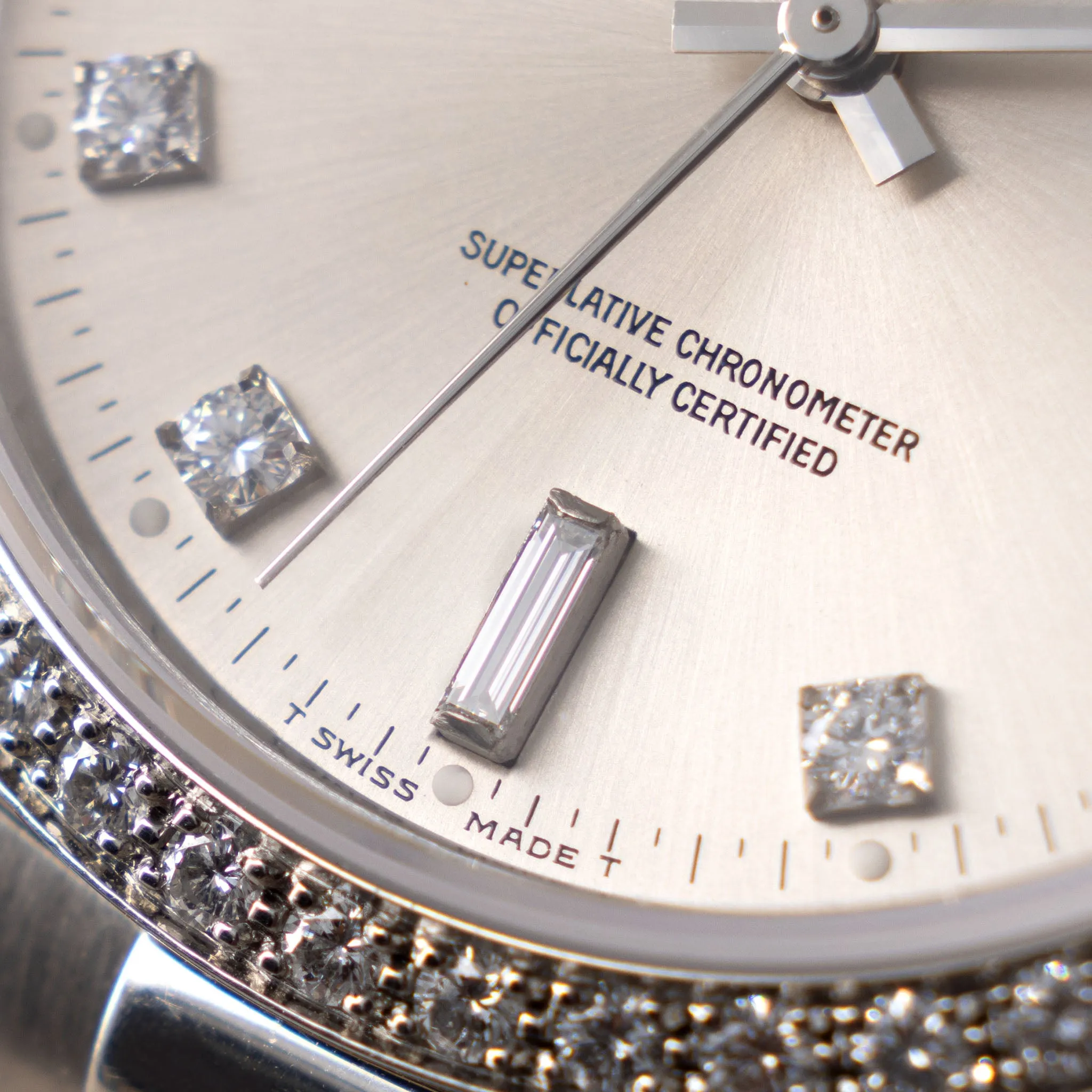 Rolex Day-Date ref. 18046 Platinum with big diamond dial