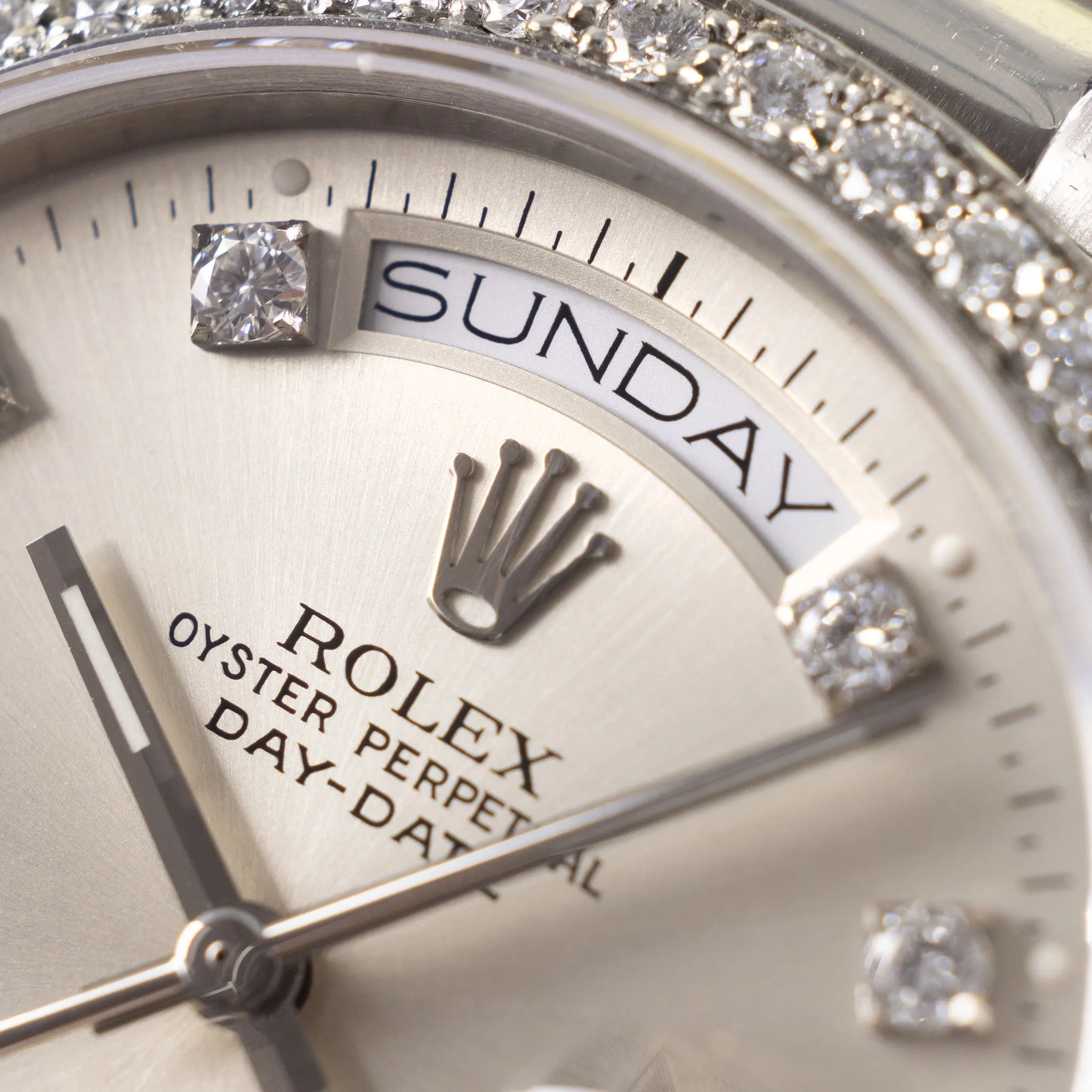 Rolex Day-Date ref. 18046 Platinum with big diamond dial