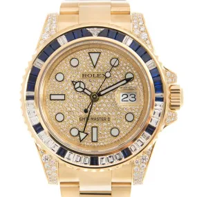 Rolex GMT-Master II Automatic Diamond Unisex Watch 116758 SA