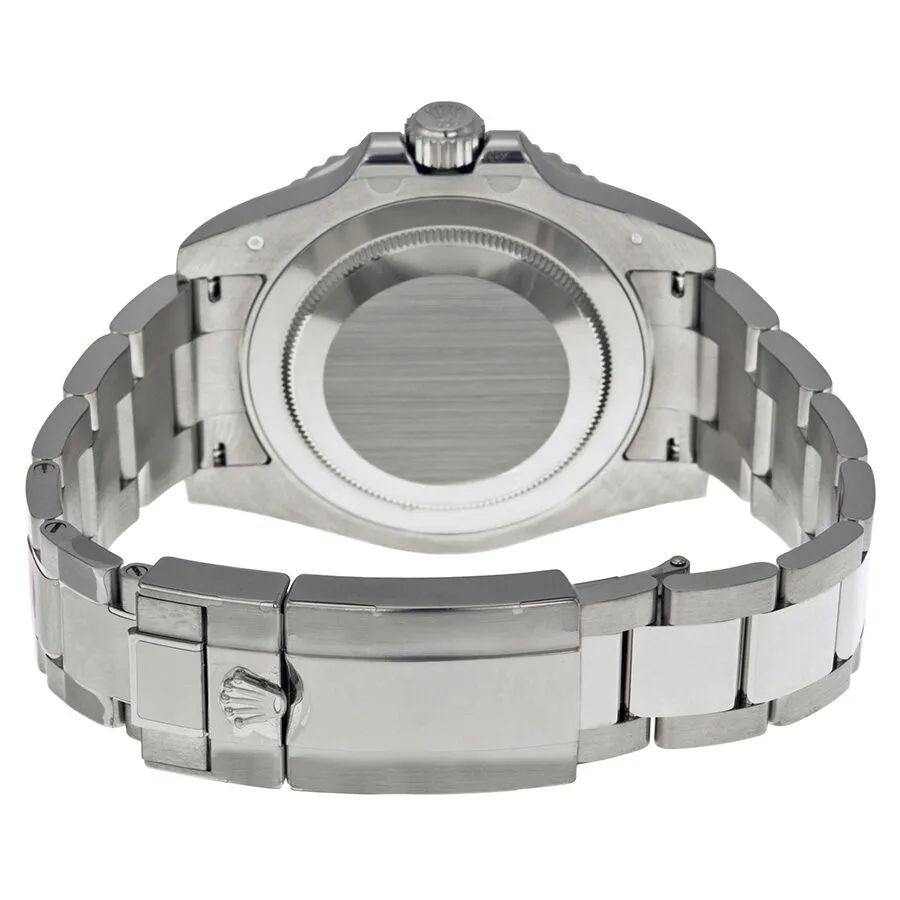 Rolex GMT Master II Black Lacquer Dial 18K White Gold Oyster Bracelet Pepsi Bezel Automatic Men's Watch 116719BKSO