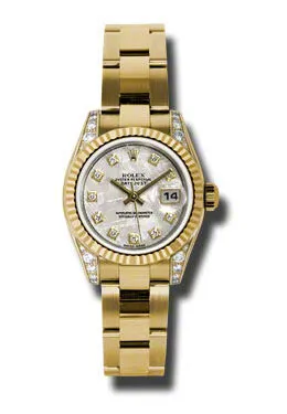 Rolex Lady Datejust 26 Meteorite Dial 18K Yellow Gold Oyster Bracelet Automatic Watch 179238MTDO
