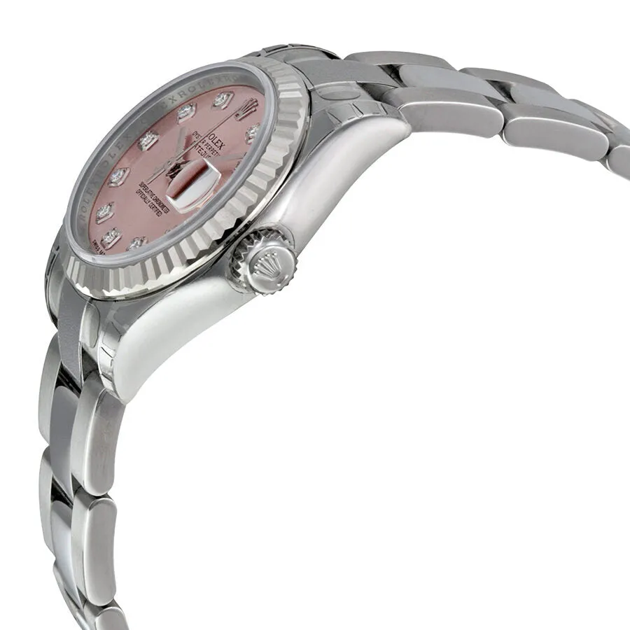 Rolex Lady Datejust 26 Pink Dial Stainless Steel Oyster Bracelet Automatic Watch 179174PDO