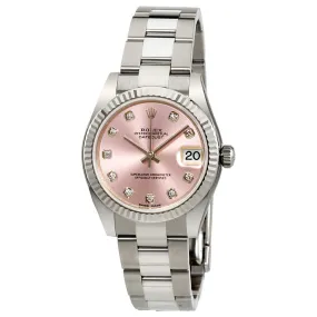 Rolex Lady Datejust Automatic Pink Diamond Dial Ladies Watch 178274PDO