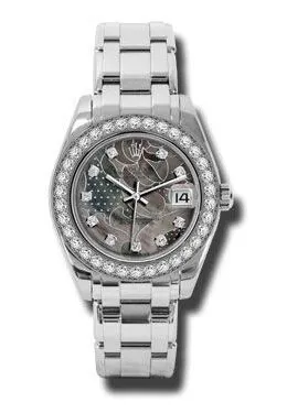 Rolex Lady-Datejust Pearlmaster Goldust Dream Diamond Dial 18K White Gold Automatic Ladies Watch 81299GDDMDPM