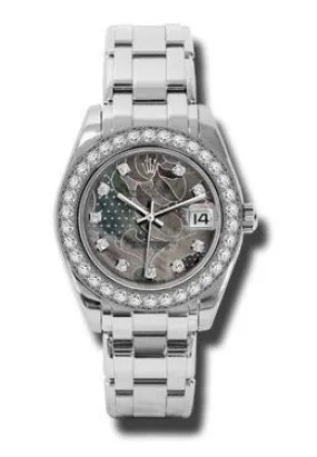 Rolex Lady-Datejust Pearlmaster Goldust Dream Diamond Dial 18K White Gold Automatic Ladies Watch 81299GDDMDPM
