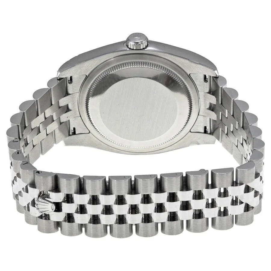 Rolex Oyster Perpetual 36 mm Dark Mother of Pearl Dial Stainless Steel Jubilee Bracelet Automatic Men's Watch 116234BKMDJ