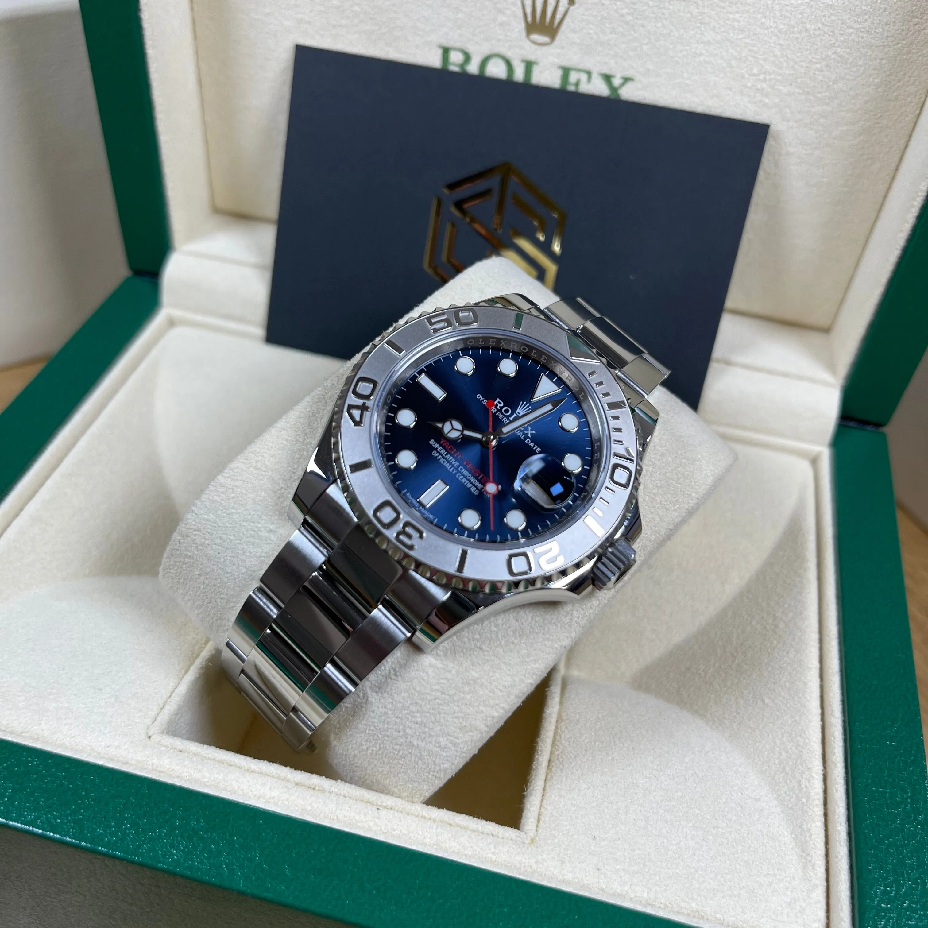 Rolex Yacht-Master 40 116622 Blue Dial 2019 Discontinued Full Set Watch