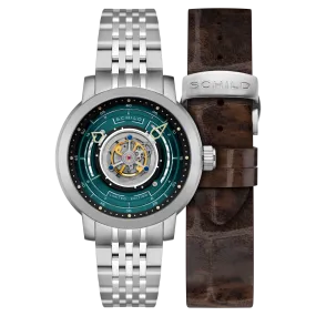 Schild Heinrich Cyclone Tourbillon Limited Edition Sage Green Men's Watch SC-1011-66