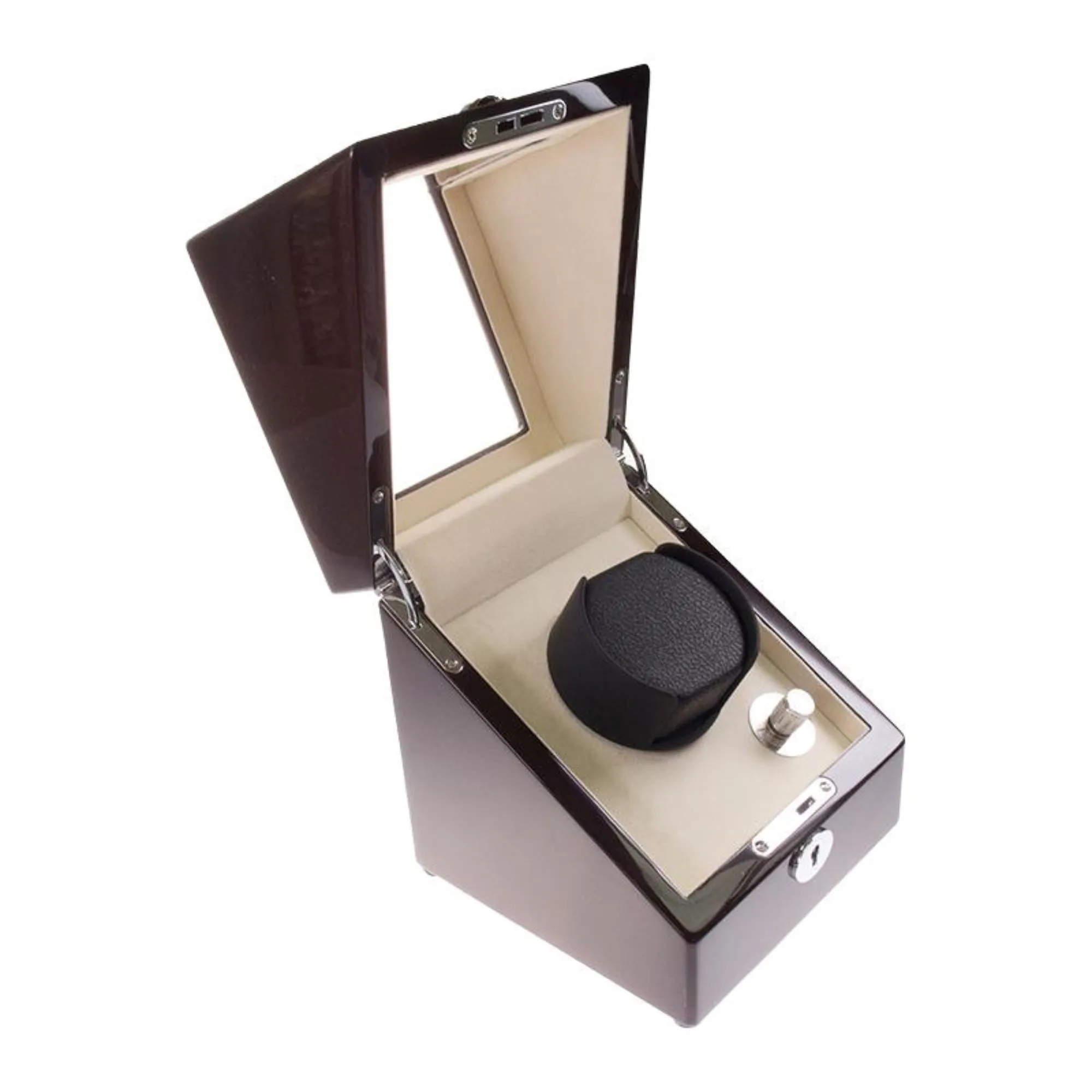 Seconds - Waratah Watch Winder Box for 1 Watch in Mahogany (N)