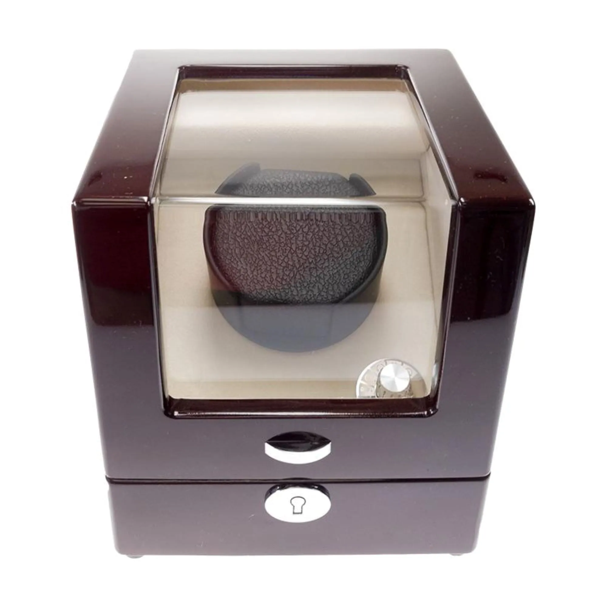 Seconds - Waratah Watch Winder Box for 1 Watch in Mahogany (N)