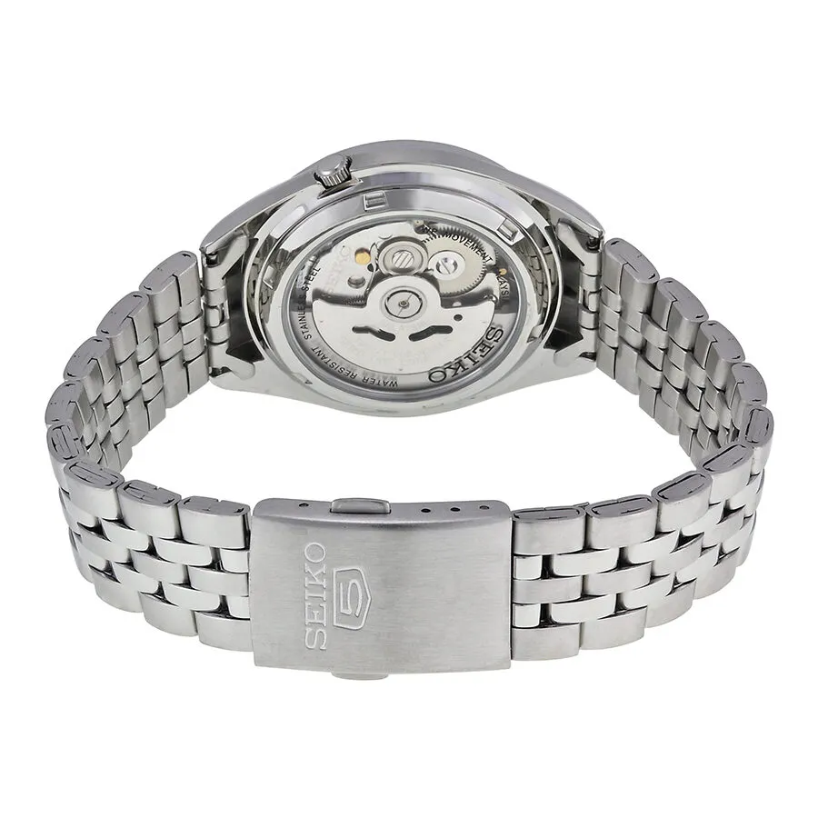 Seiko 5 Silver Dial Stainless Steel Men's Watch SNKL17