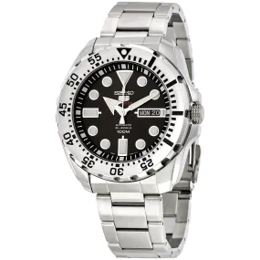 Seiko Diver Automatic Black Dial Stainless Steel Men's Watch SRP599