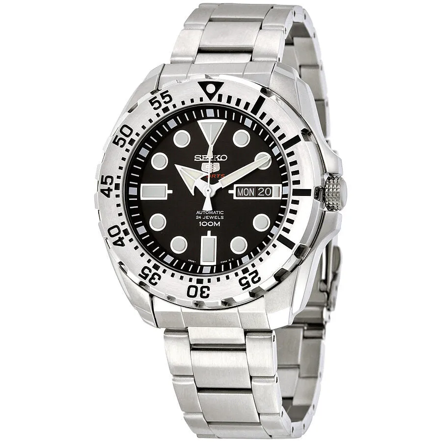 Seiko Diver Automatic Black Dial Stainless Steel Men's Watch SRP599