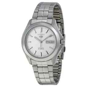 Seiko Series 5 Automatic Silver Dial Men's Watch SNKK87