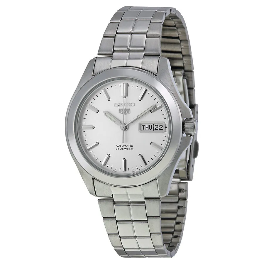Seiko Series 5 Automatic Silver Dial Men's Watch SNKK87