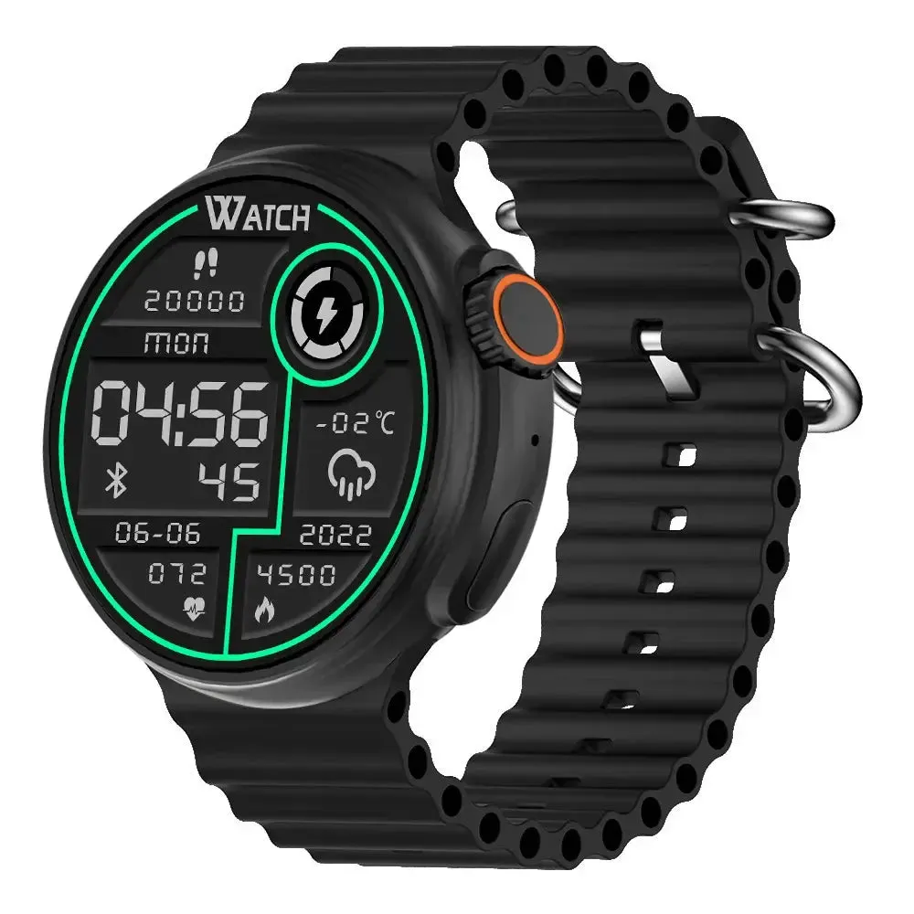 Smart Watch Round Full Touch Screen Bluetooth Call Message Reminder Sports Fitness Tracker for Women Men Android iOS Sport Watch