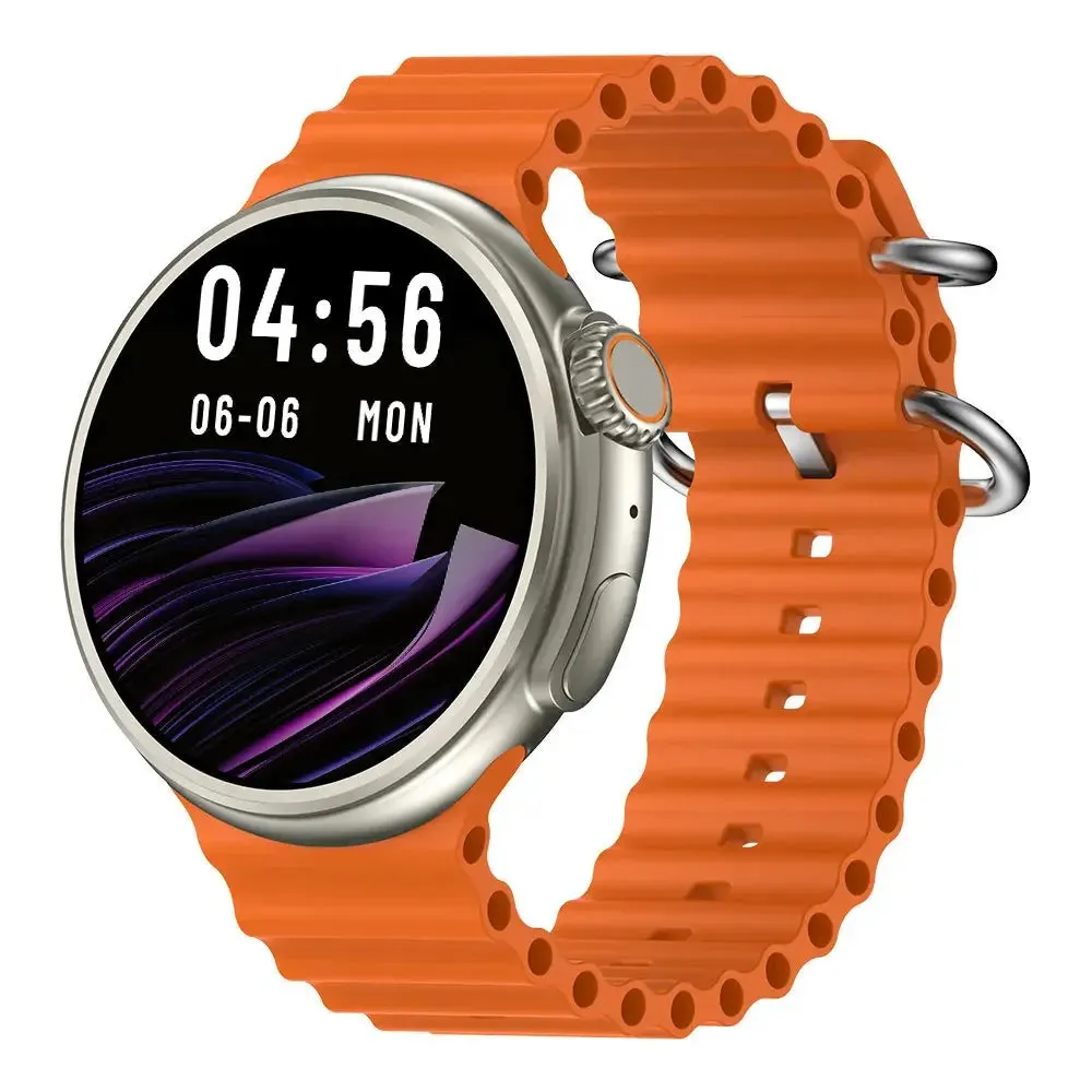 Smart Watch Round Full Touch Screen Bluetooth Call Message Reminder Sports Fitness Tracker for Women Men Android iOS Sport Watch