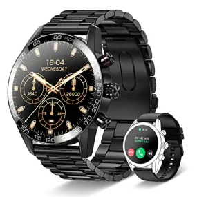 Smart Watches for Men (Dial/Receive Calls),Fitness Tracker Smartwatch, Sleep Tracker, App Message Reminder, Music Control, IP67 Waterproof Smart Watch for Android iOS Phone