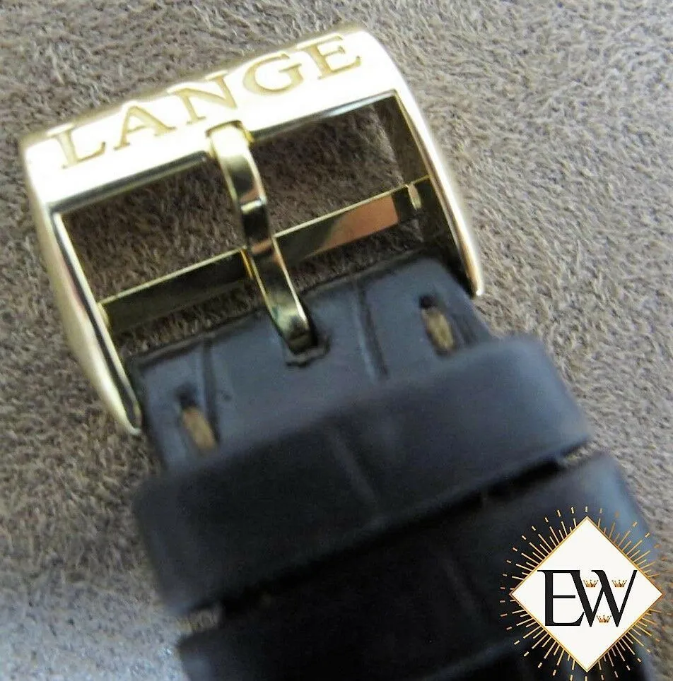 Sold!!! A Lange & Sohne 1815 Up & Down 221.021 36MM Power Reserve 18K Yellow Gold Extras