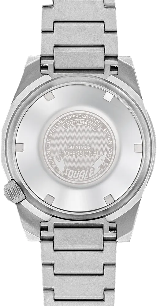 Squale 50 Atmos 1521 Black Blasted Bracelet 1521BKBL.SQ20S