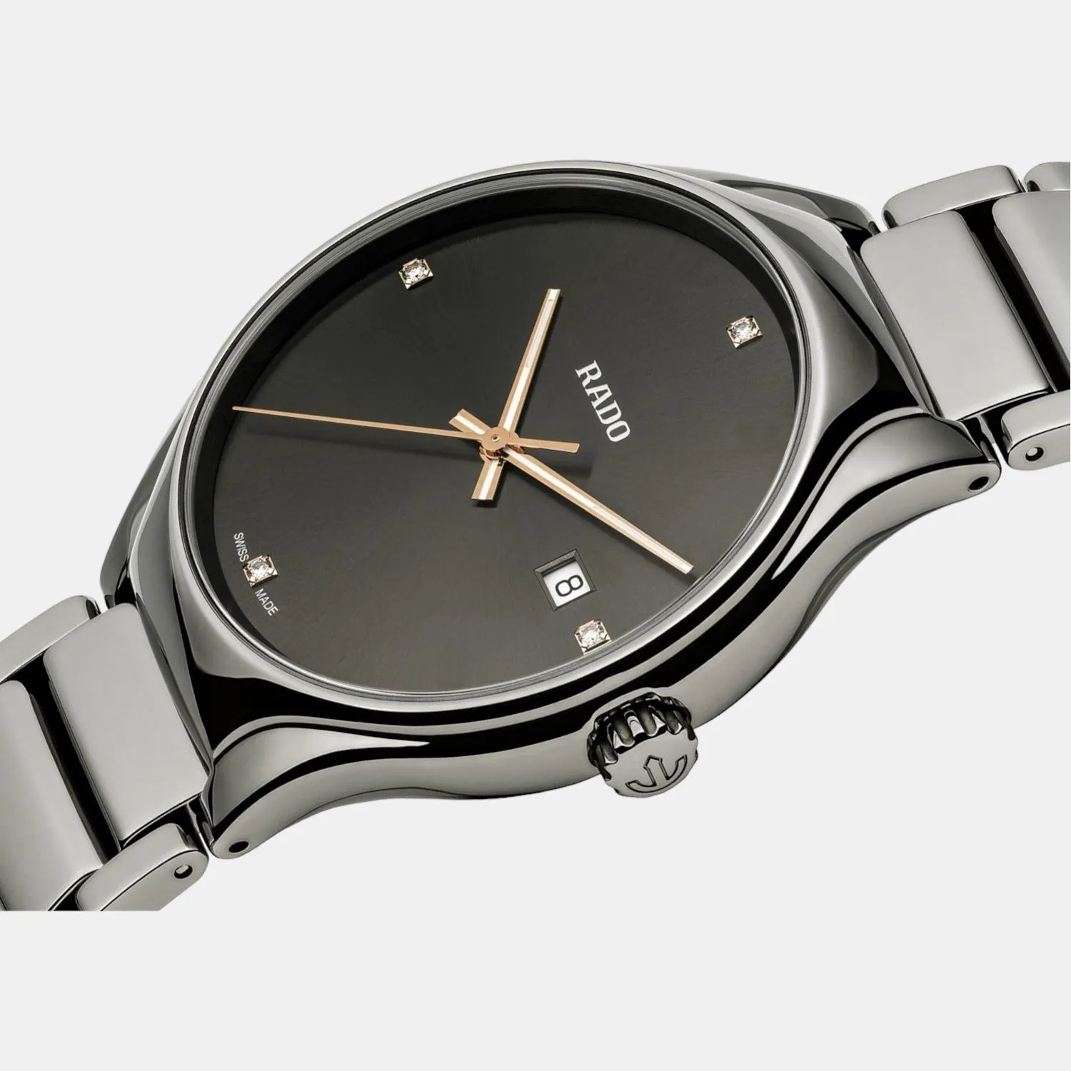 True Diamonds Unisex Analog Ceramic Watch R27239712