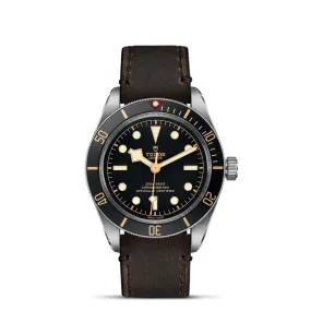 TUDOR 39mm Black Bay 58 Black Dial on Leather - M79030N-0002