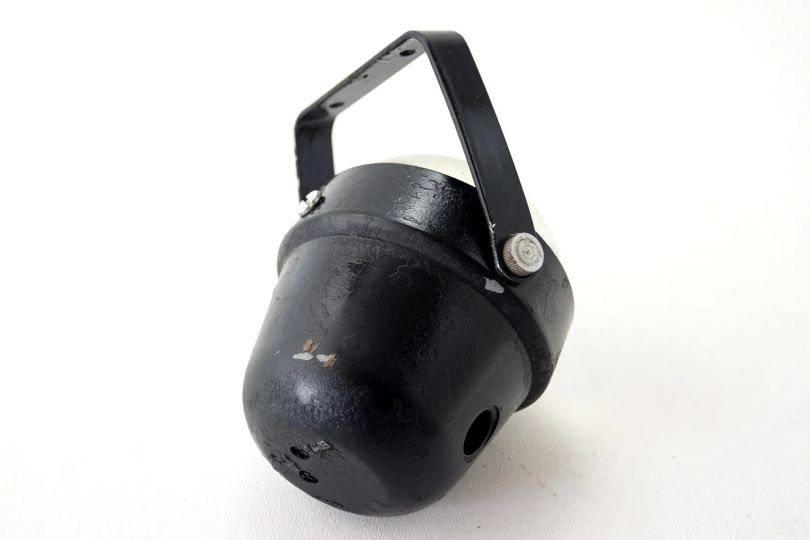 Vintage Marine Compass Liquid Filled in Black Metal Housing by Aqua Meter (c.1950s) N2