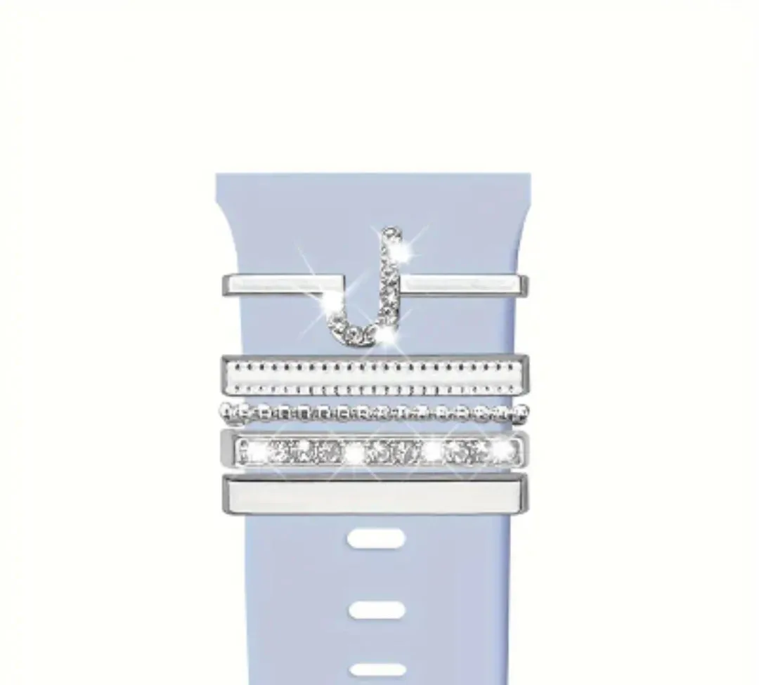 Watch Me BLING! Silver/Rhinestones