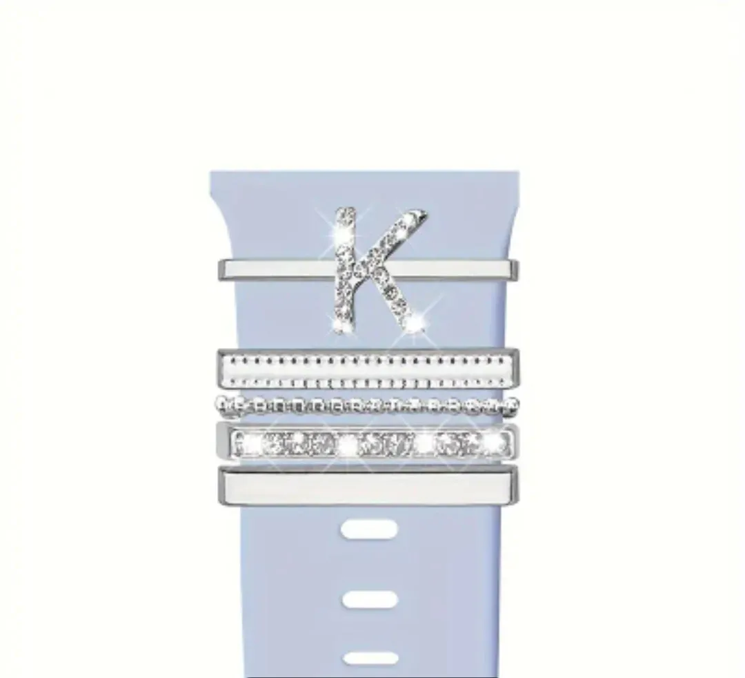 Watch Me BLING! Silver/Rhinestones