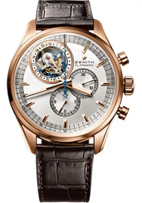 Zenith - El Primero Tourbillon Rose Gold Watch 18.2050.4035/01.C713
