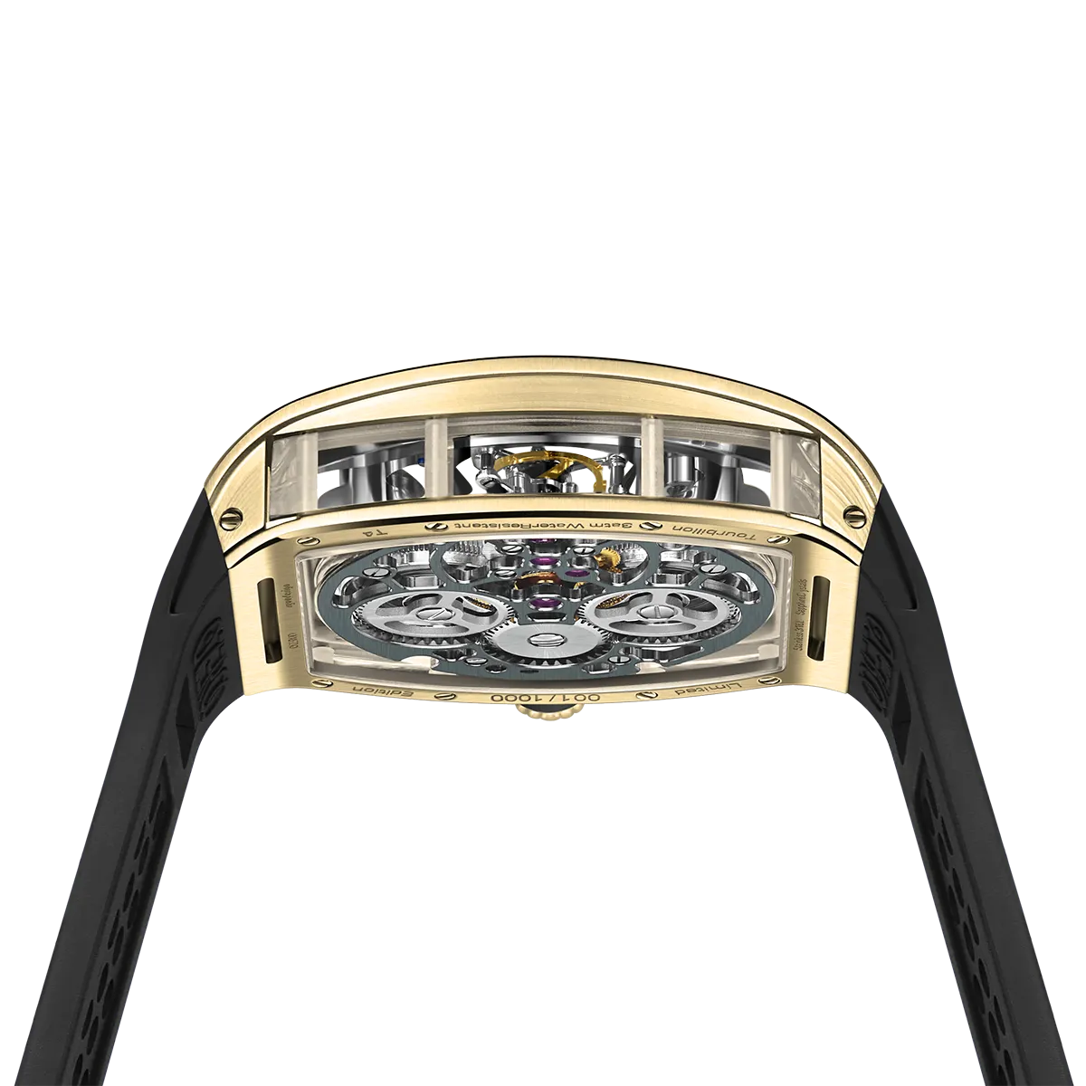 ZEROO T4 THE ARCHER FULL SKELETON TOURBILLONMANUAL TOURBILLON WATCH FOR GENTS - ZT004GBK
