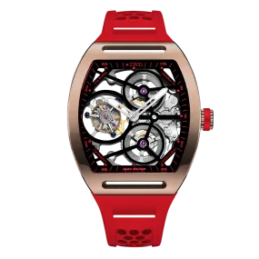ZEROO T4 THE ARCHER FULL SKELETON TOURBILLONMANUAL TOURBILLON WATCH FOR GENTS - ZT004RRD