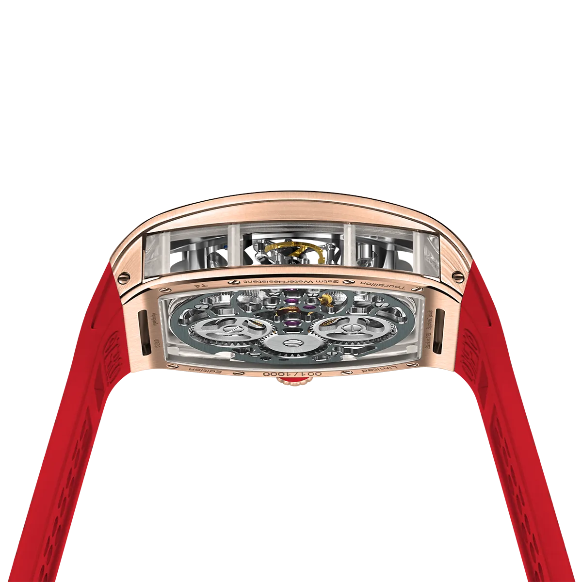 ZEROO T4 THE ARCHER FULL SKELETON TOURBILLONMANUAL TOURBILLON WATCH FOR GENTS - ZT004RRD
