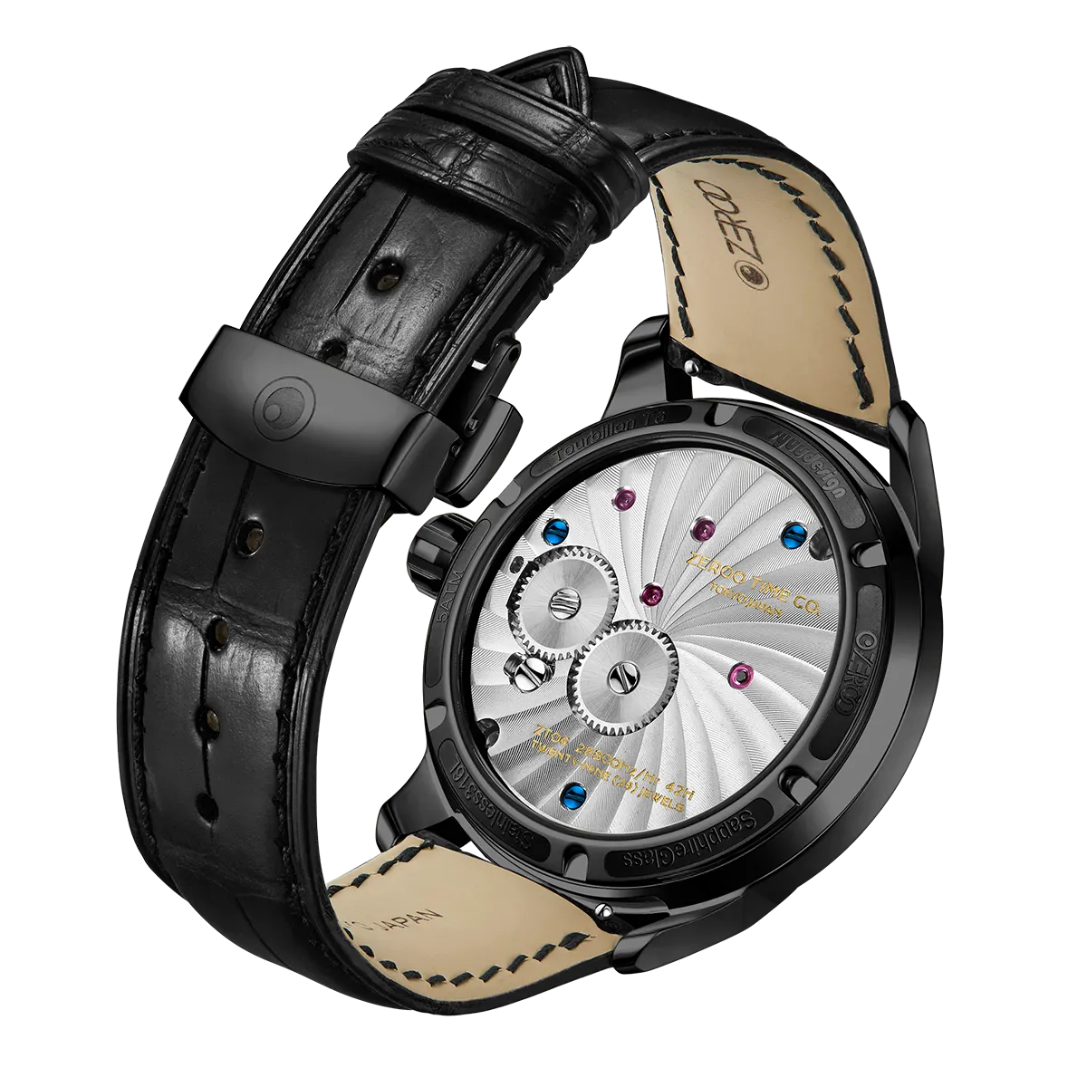 ZEROO T6 THE QUASER CENTER TOURBILLONMANUAL TOURBILLON WATCH FOR GENTS - ZT006BBK