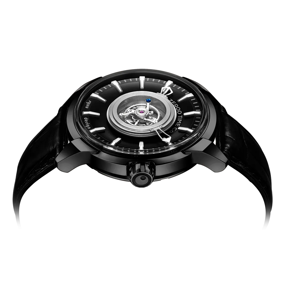 ZEROO T6 THE QUASER CENTER TOURBILLONMANUAL TOURBILLON WATCH FOR GENTS - ZT006BBK